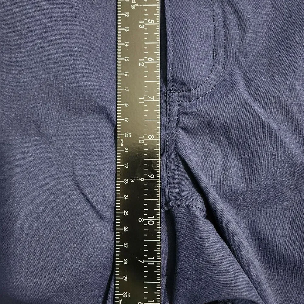 Duluth Trading Co Pants Women 16x31(28.5) Navy Blue Cargo Nylon Outdoor Hiking